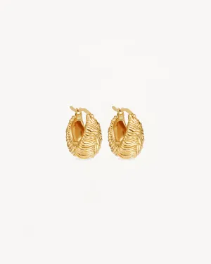 18k Gold Vermeil Entwined Hoops