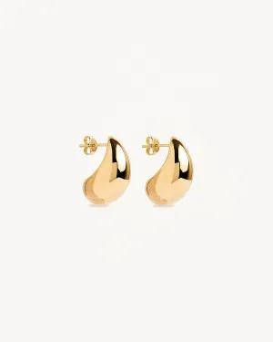 18k Gold Vermeil Made of Magic Large Earrings