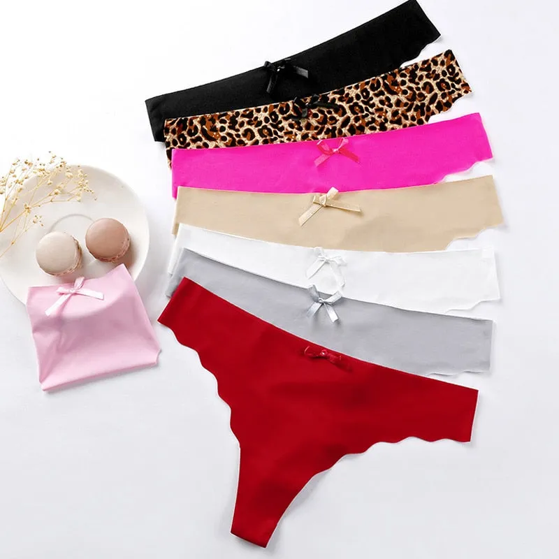 3 pack Seamless Panty Set Underwear Comfort Intimates Fashion Ladies Low-Rise Briefs Panties Lingerie