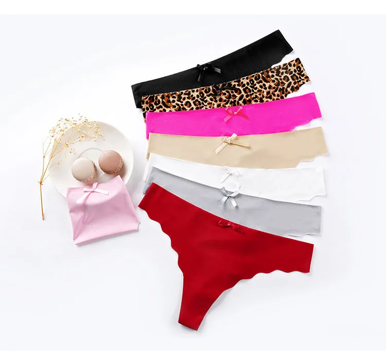 3 pack Seamless Panty Set Underwear Comfort Intimates Fashion Ladies Low-Rise Briefs Panties Lingerie