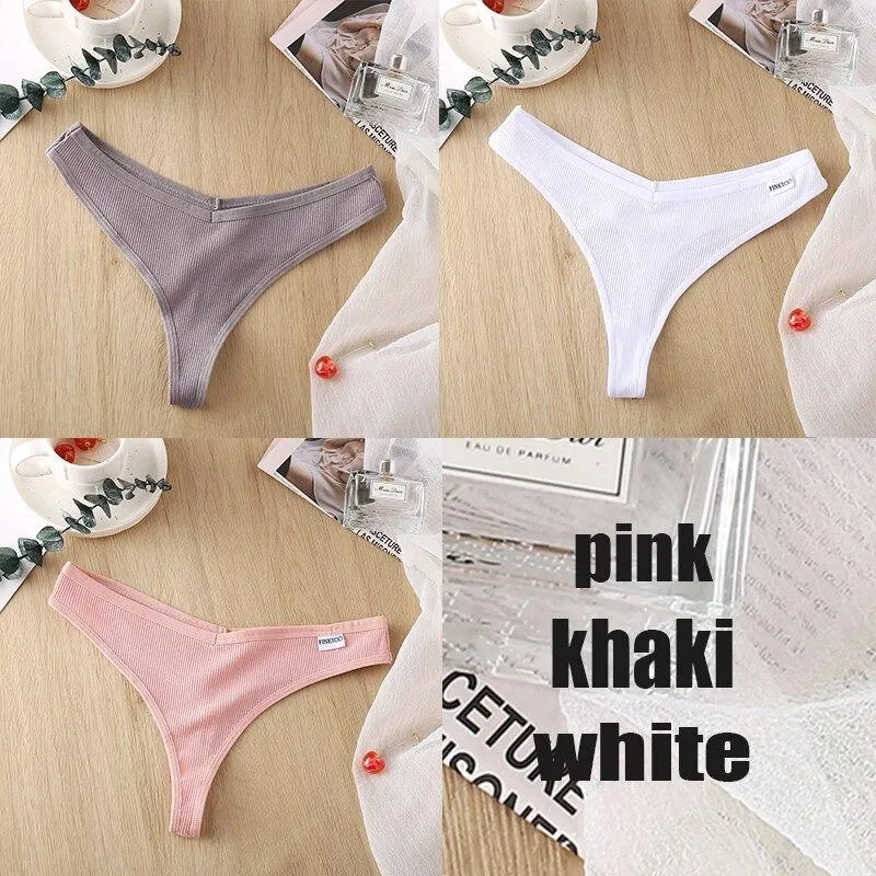 3Pcs Comfortable Summer Low Rise Underwear for Women