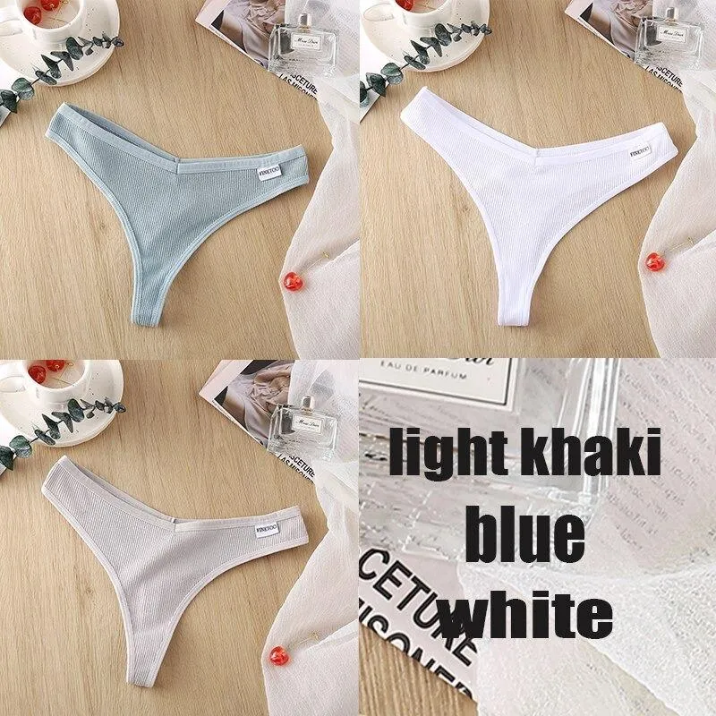 3Pcs Comfortable Summer Low Rise Underwear for Women