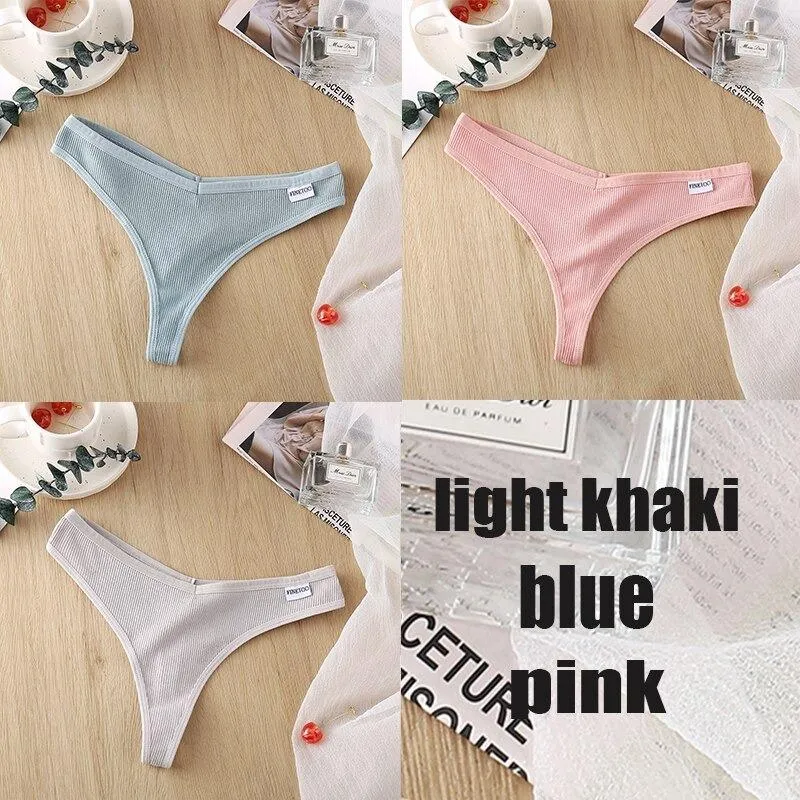 3Pcs Comfortable Summer Low Rise Underwear for Women