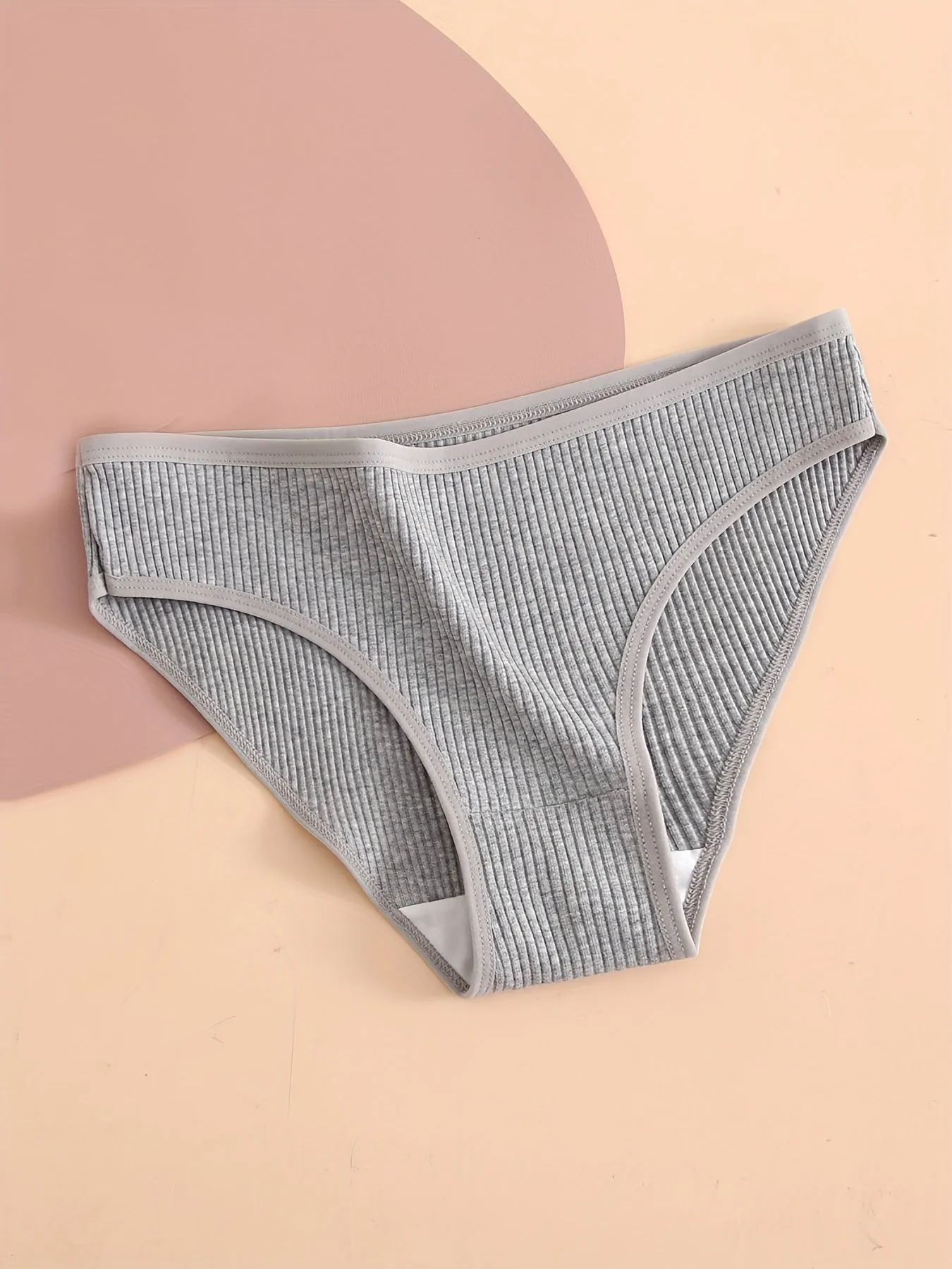 5Pack of Ribbed Briefs Comfortable Breathable and Stylish Lingerie