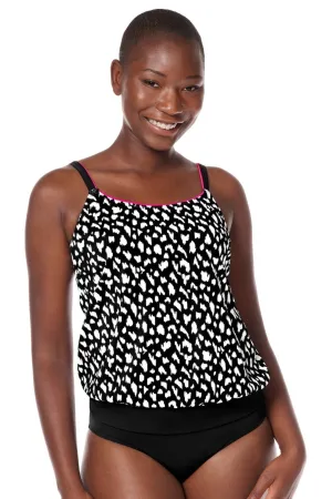 Amoena Manila Blouson Mastectomy Swim Top