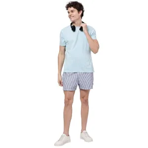 BLUE STRIPES SHORTS FOR MEN