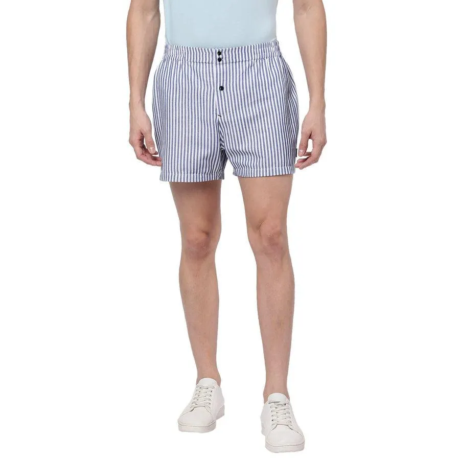 BLUE STRIPES SHORTS FOR MEN