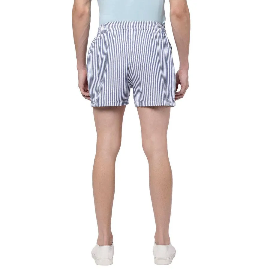 BLUE STRIPES SHORTS FOR MEN