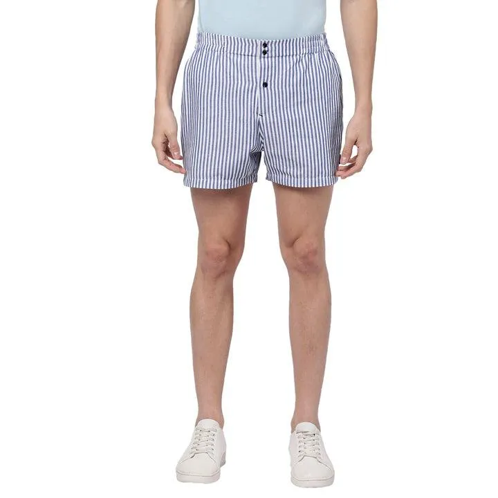 BLUE STRIPES SHORTS FOR MEN