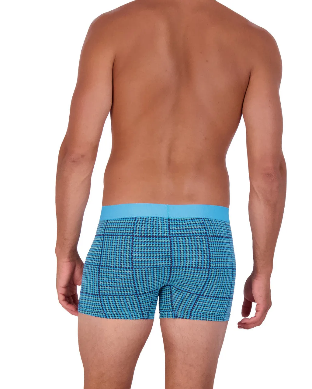 Boxer Briefs - Blue Houndstooth