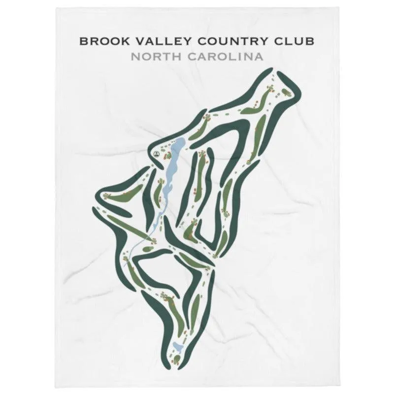 Brook Valley Country Club, Greenville, North Carolina - Printed Golf Courses