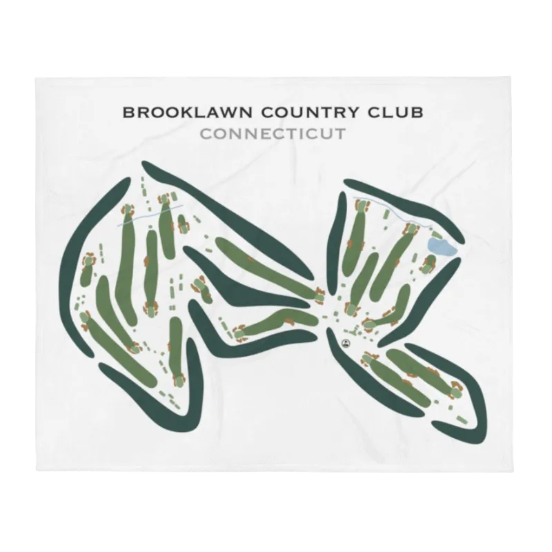 Brooklawn Country Club, Connecticut - Printed Golf Courses