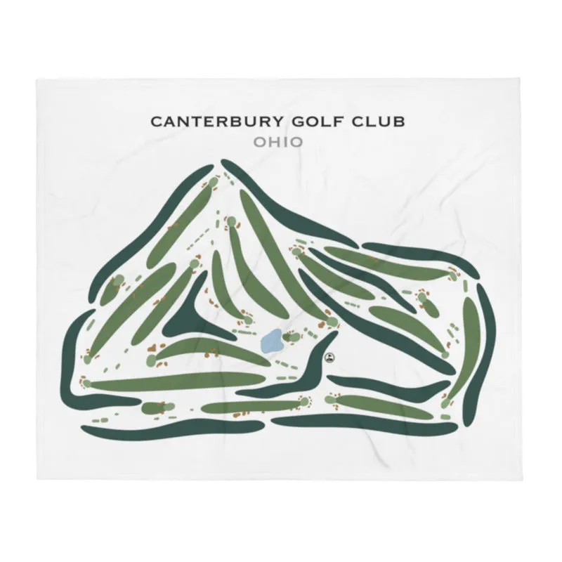 Canterbury Golf Club, Ohio - Printed Golf Courses