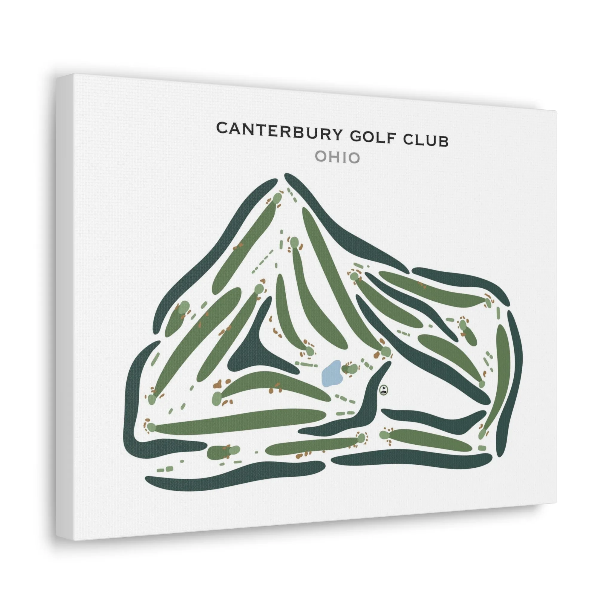 Canterbury Golf Club, Ohio - Printed Golf Courses