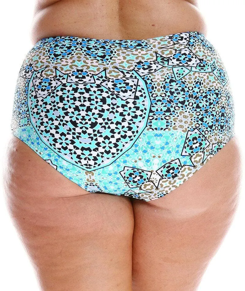 Capriosca High Waisted Pant - Mosaic Aqua