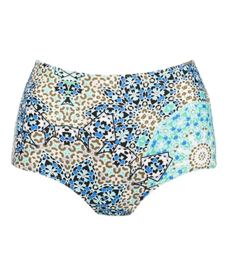 Capriosca High Waisted Pant - Mosaic Aqua