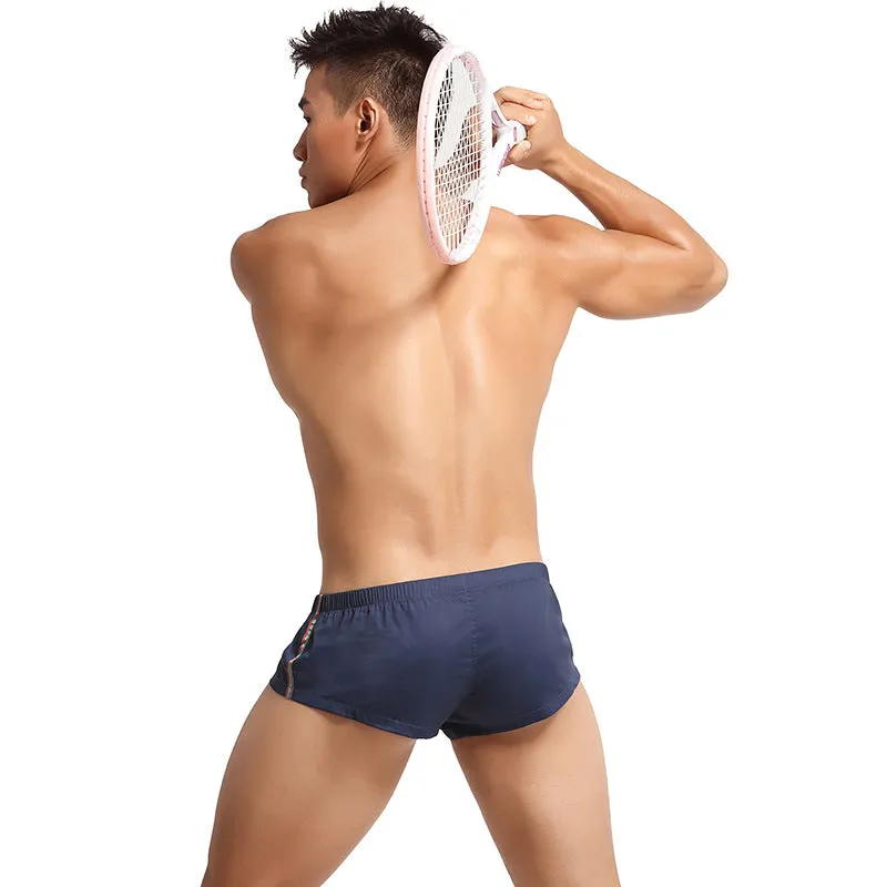 Casual Shorts Men's Low Waist Sexy Boxer Briefs