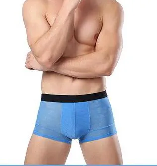 CHENKE365  Men Boxers Underwear Fiber Silk Boxer Spandex spande Underwear Shorts Slip Mens Boxer Shorts Manufacturers