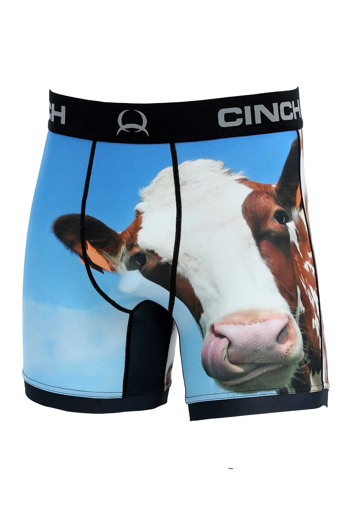 Cinch Men's Cow Print 6" Boxer Brief