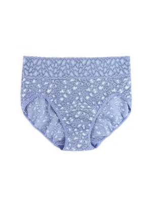 Cross-Dyed Leopard French Brief Stonewash Blue