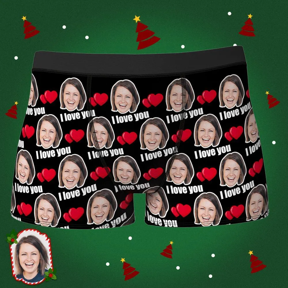 Custom Love Boxer Shorts 3D Online Preview for Husband