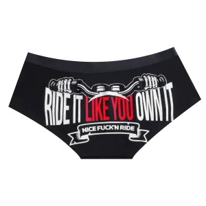 Dream Apparel RIDE IT LIKE YOU OWN IT Men's Underwear Boxer Low Rise Brief Underpants Shorts