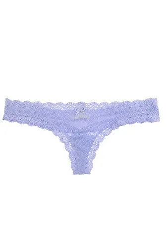 Eberjey Delirious Lace Low Rise Thong