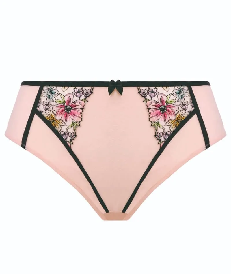 Elomi Carrie High Leg Brief - Ballet Pink