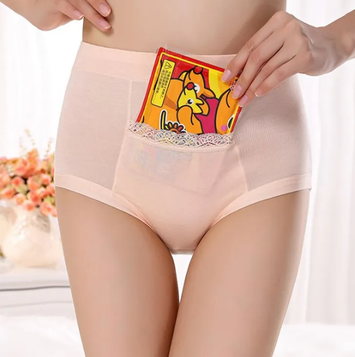 Free Shipping Menstrual period Bamboo fiber Womens underwear Long waisted side leakage proof pocket Health pants L-XXXL R1