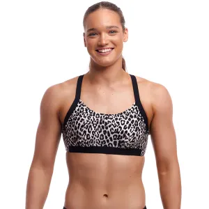 Funkita - Snow White - Ladies Hold Steady Crop Top