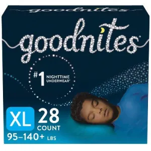 Goodnites Boys' Nighttime Bedwetting Underwear - XL - 28ct