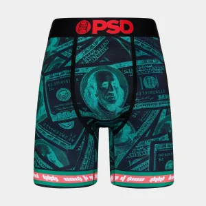 Green Money Sport Mens Boxer (Black/Green) Free Shipping