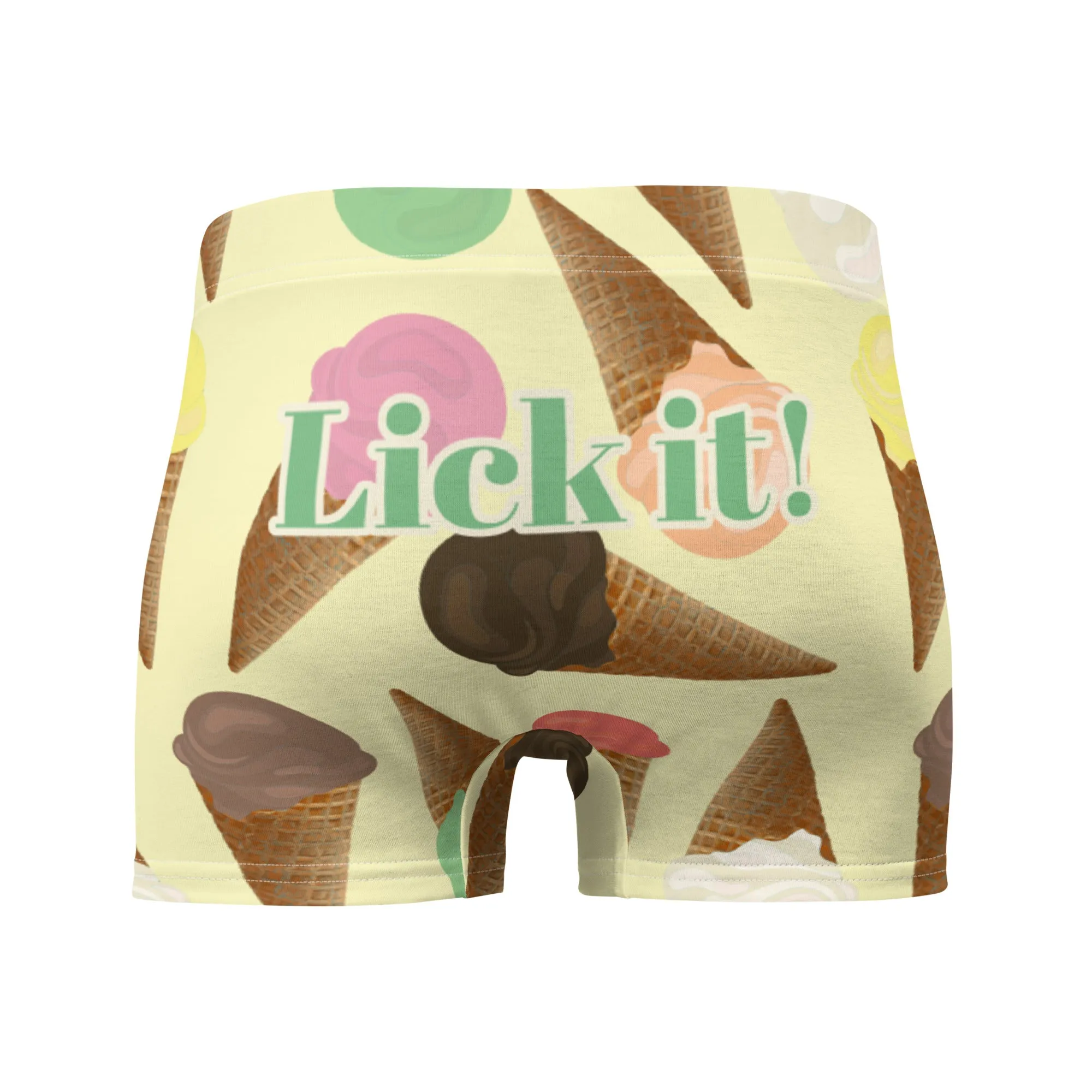 Ice Cream Lick It Mens Boxer Briefs Underwear