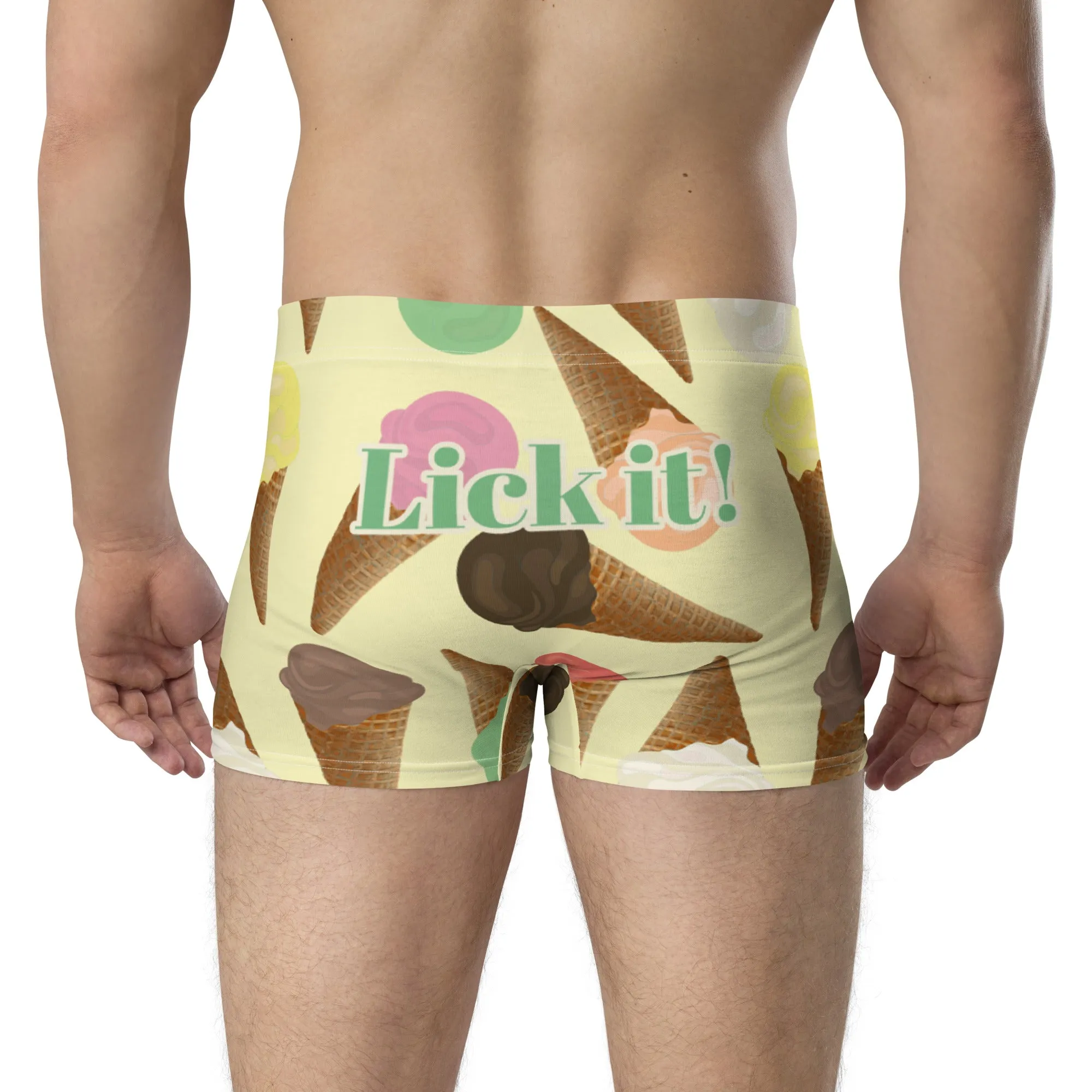 Ice Cream Lick It Mens Boxer Briefs Underwear