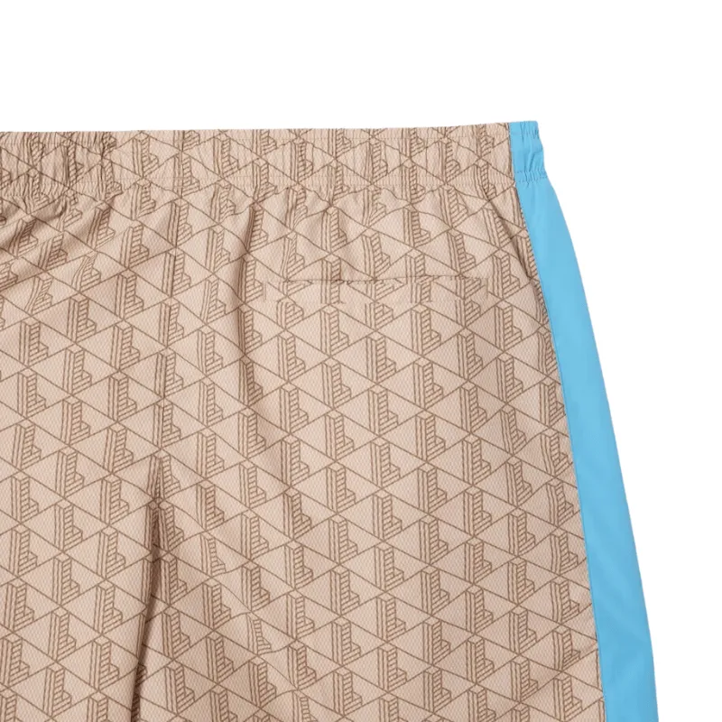 Lacoste Monogram Print Swim Trunks - Men's