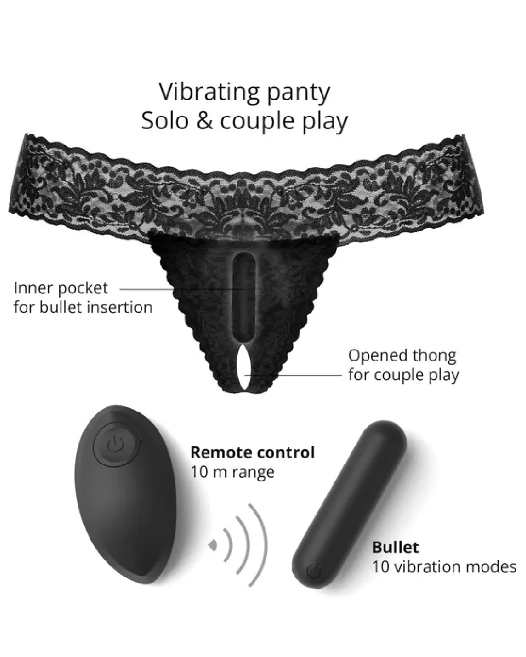 Love to Love Secret Vibrating Panty