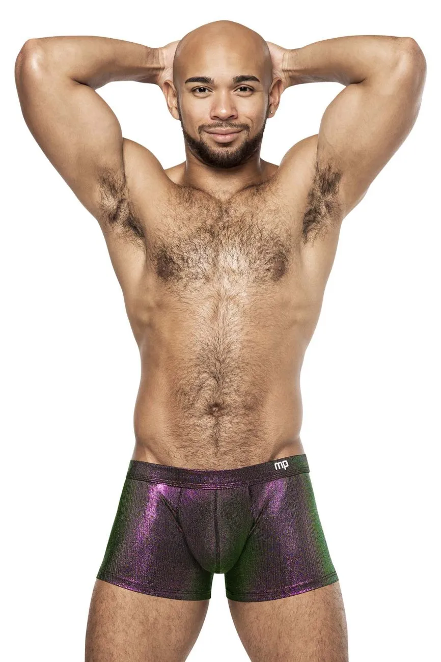 Male Power 143-277 Hocus Pocus Uplift Mini Short Color Purple