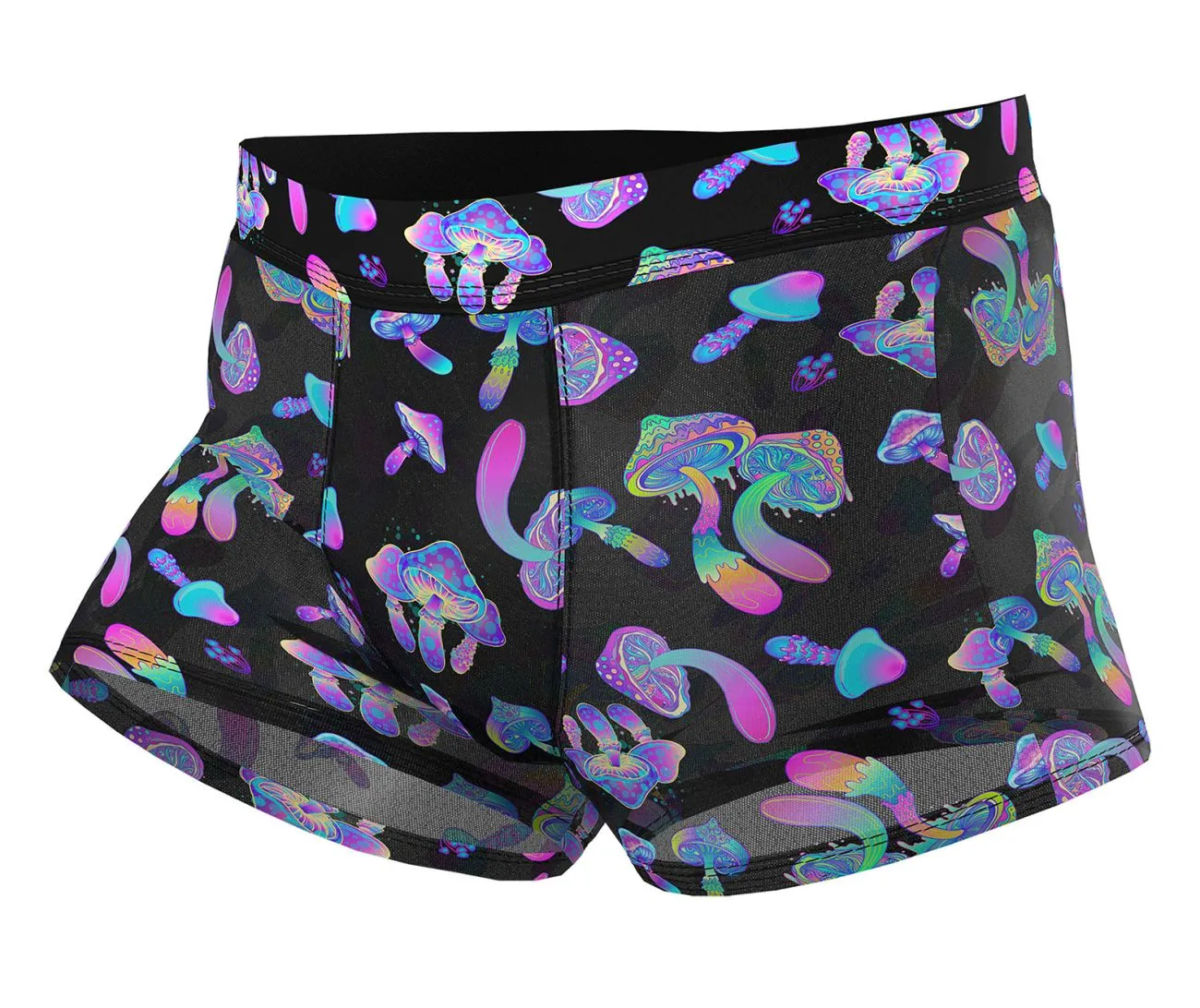 Male Power 145-294 Hazy Dayz Pouch Short Color Mushrooms