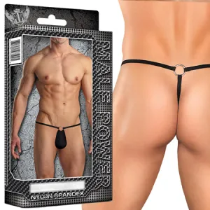 Male Power G-String with Front Ring (One Size) Underwear