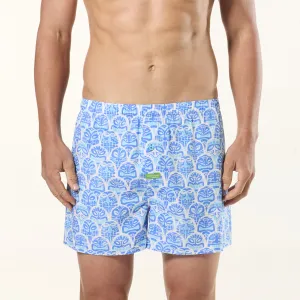 Men's Ice Cold Tikis Bamboo Boxer Shorts - Blue