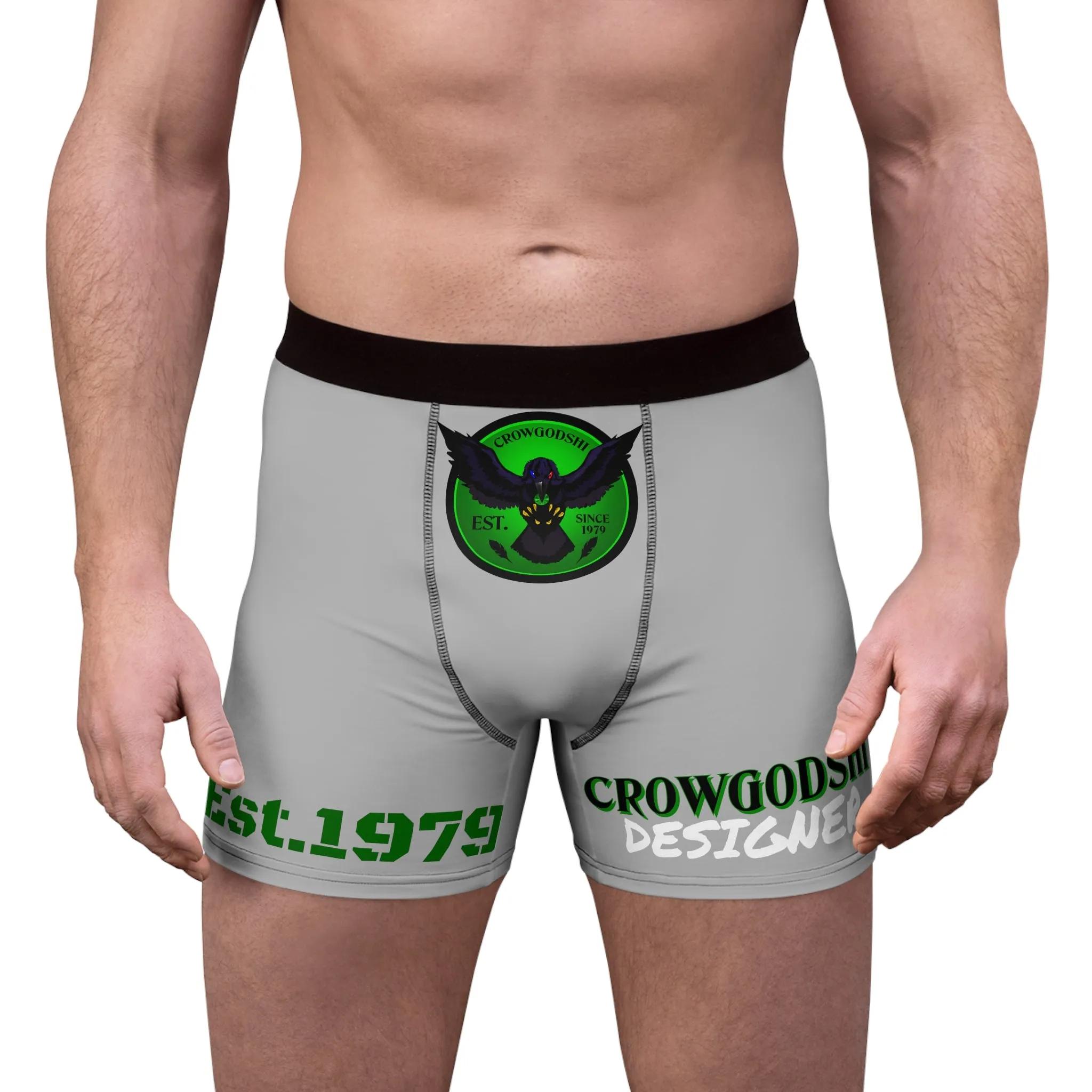 Men's Light Gray CD Est.1979 Boxer Briefs