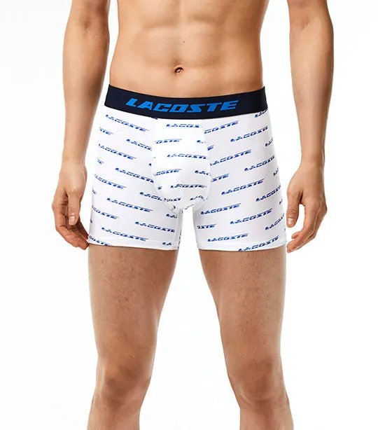 Men's Logo Print Trunks White/Kingdom