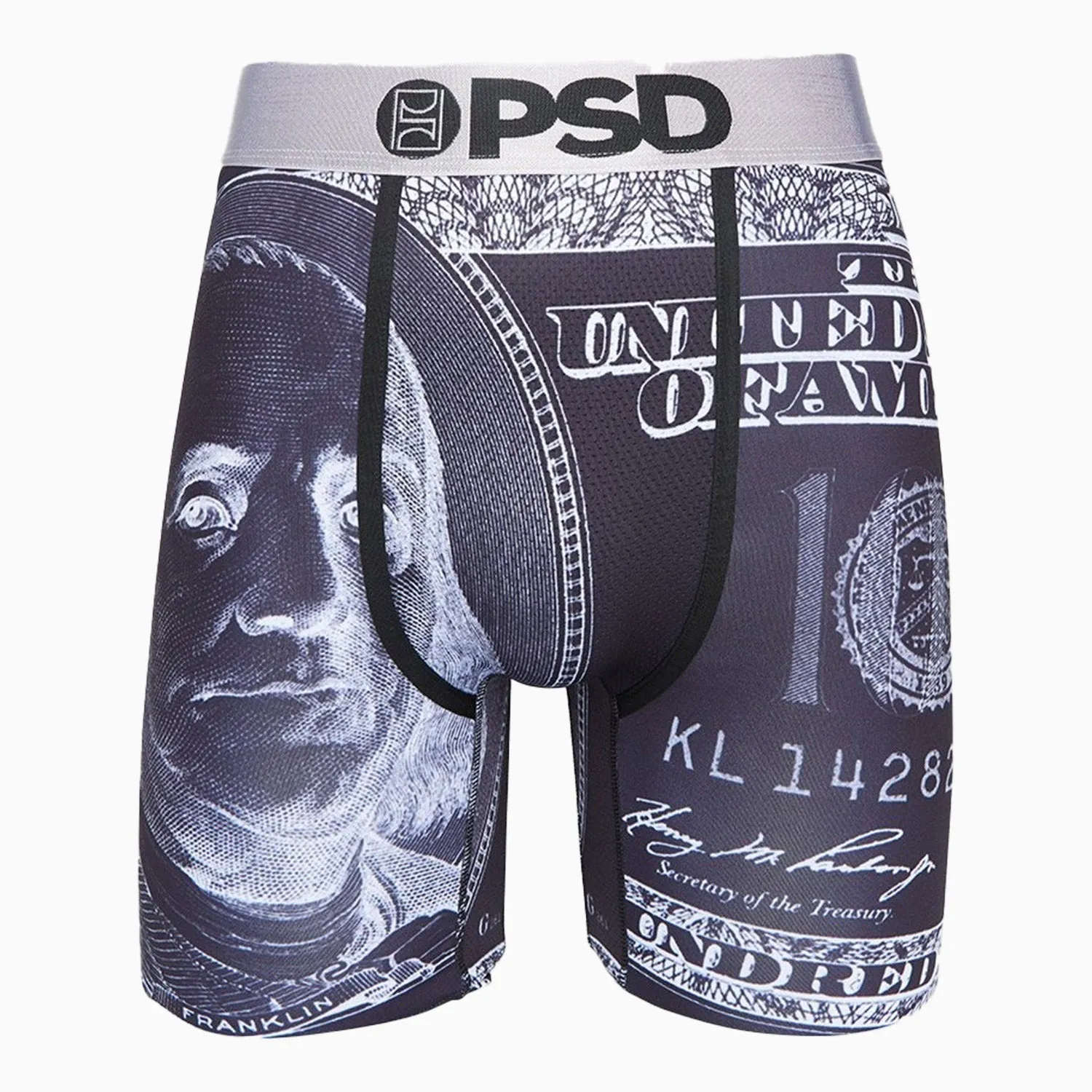 Men's Silver Inverted Benji Boxers