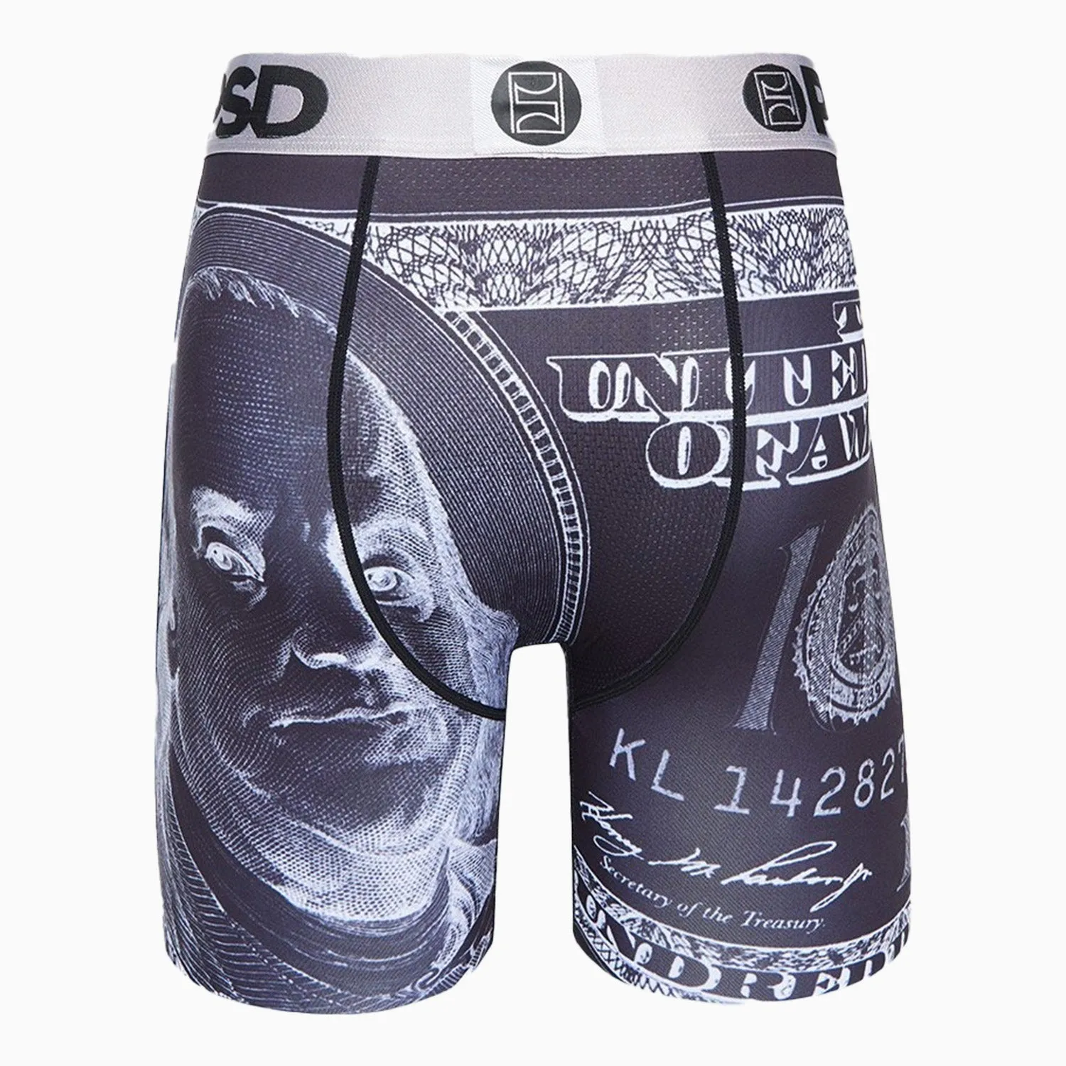 Men's Silver Inverted Benji Boxers