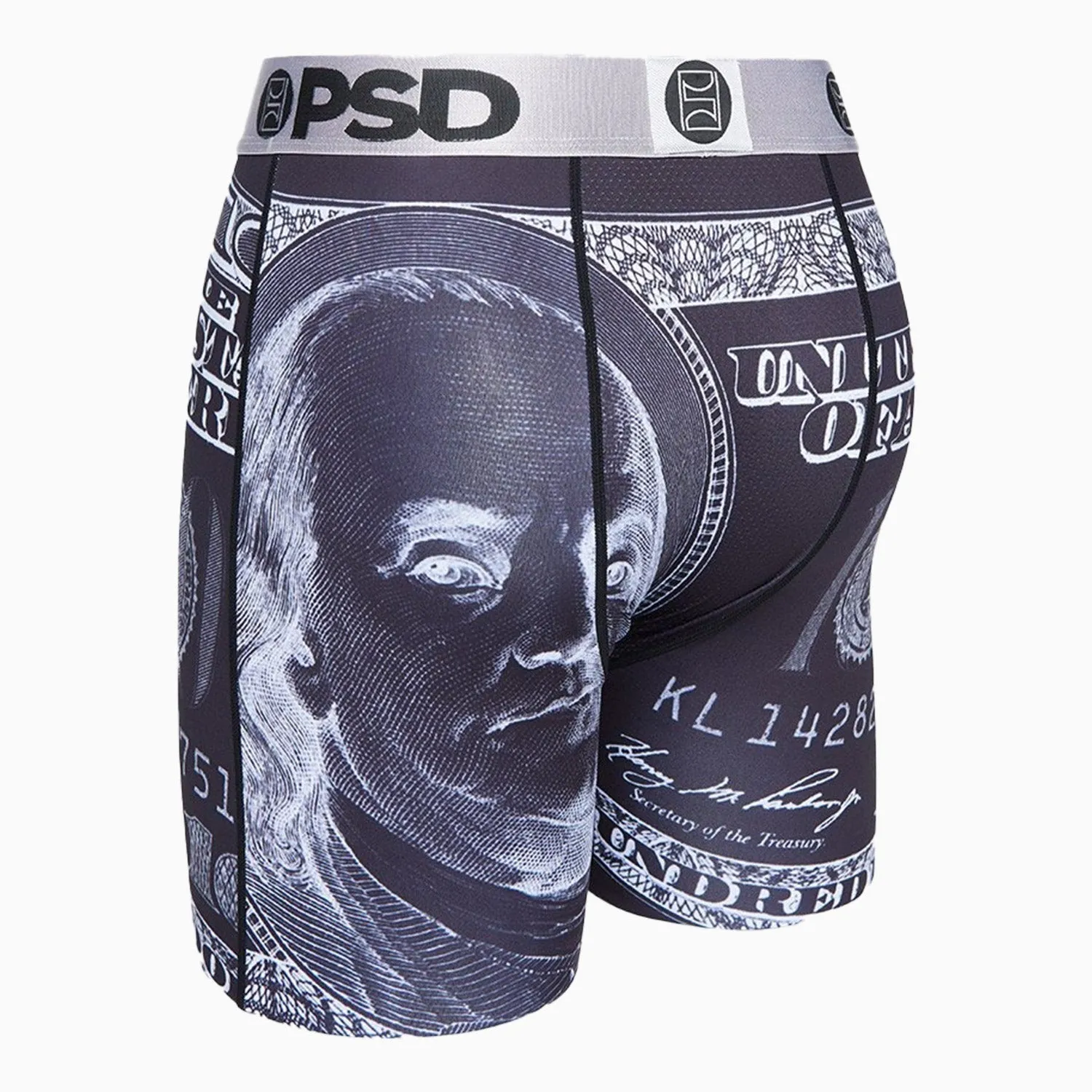 Men's Silver Inverted Benji Boxers