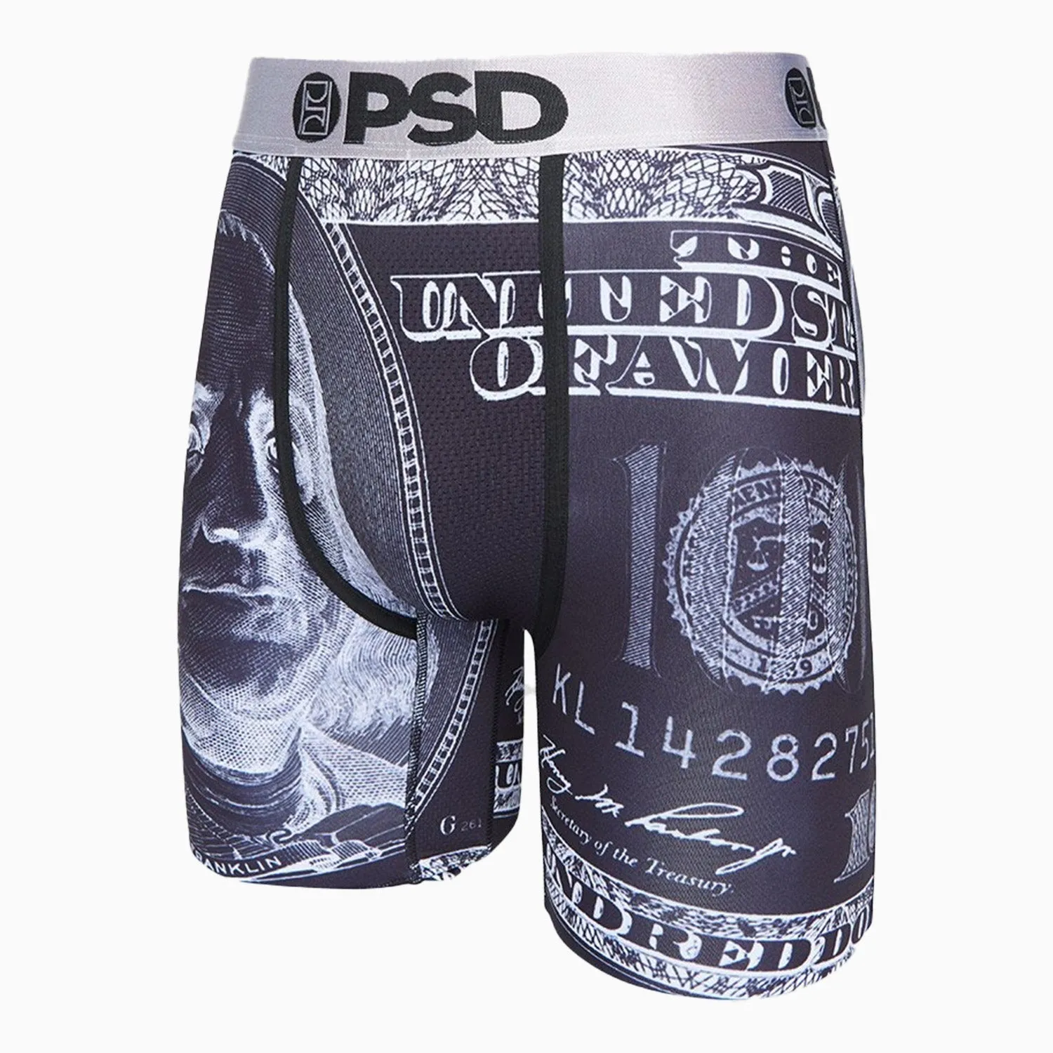 Men's Silver Inverted Benji Boxers