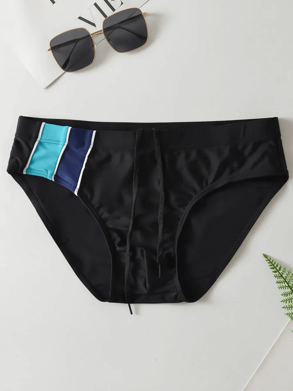 Men's Swim Briefs with Drawstring Waistband - SF2191