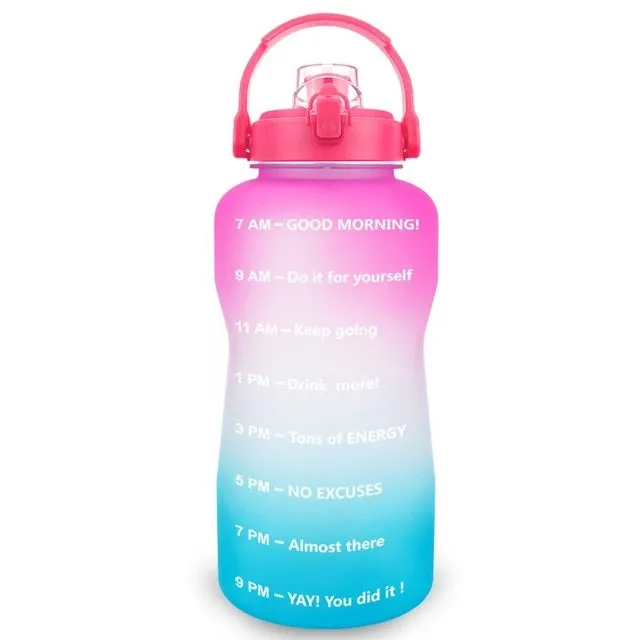 Motivational Gym Fitness Water Bottle - BPA Free