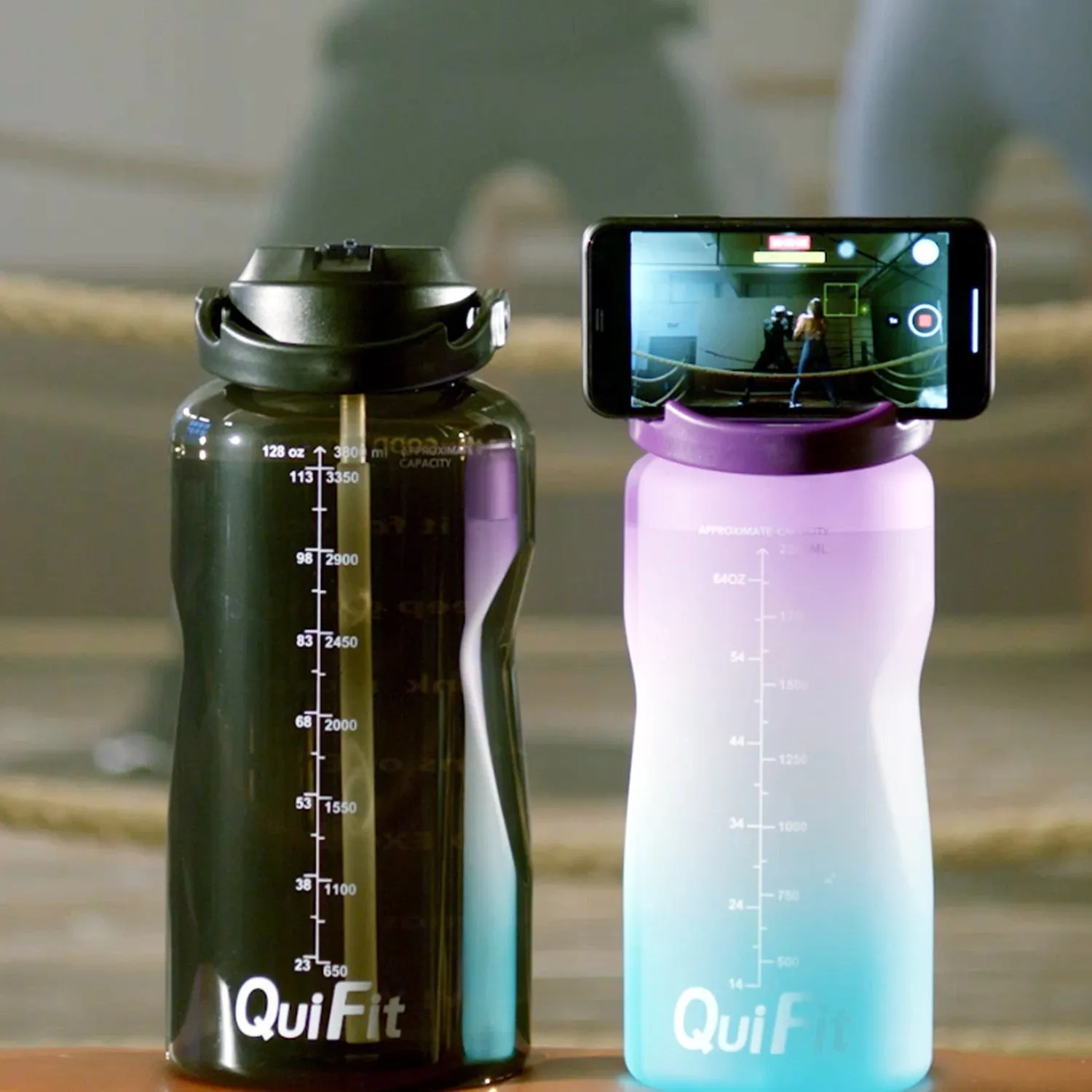 Motivational Gym Fitness Water Bottle - BPA Free