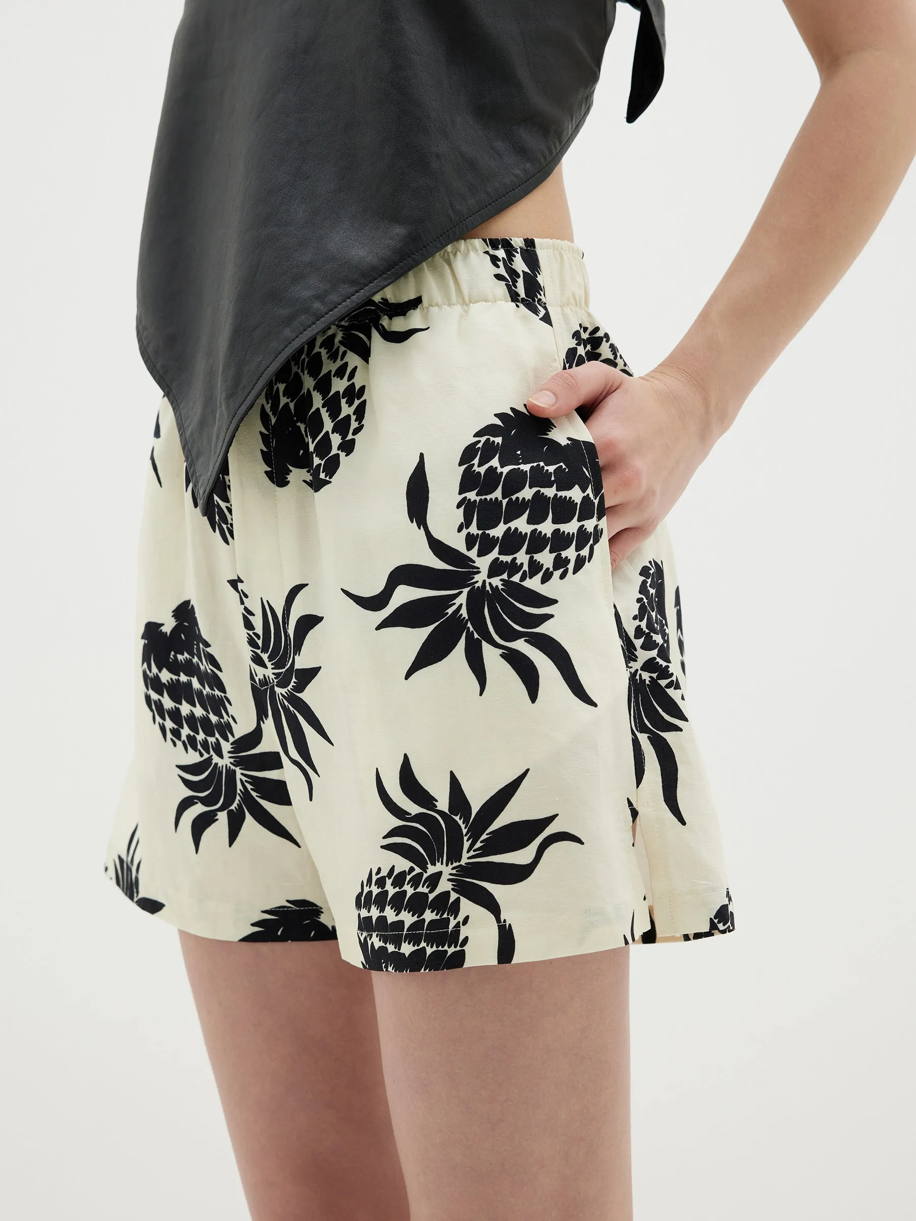 pineapple print boxer short